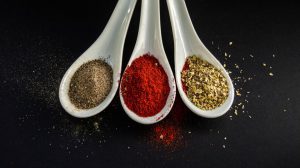 Spices in spoon Sandy Ridge Vineyard Food Menu Spices in spoon Sandy Ridge Vineyard Food Menu